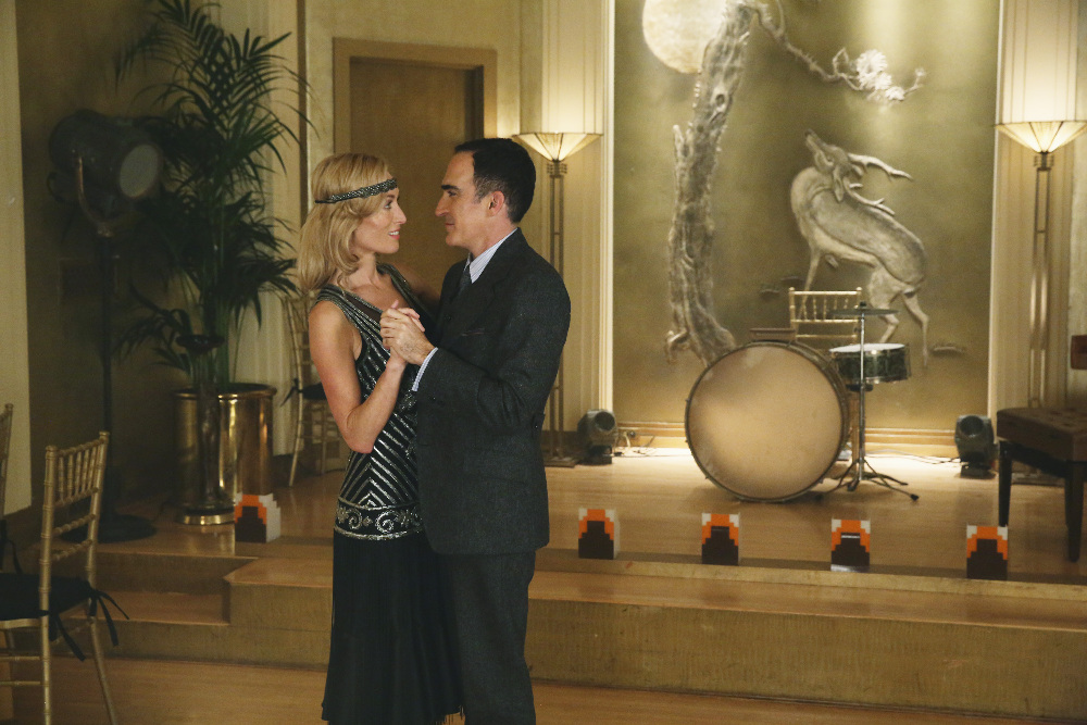 Still of Patrick Fischler and Victoria Smurfit in Once Upon a Time (2011)