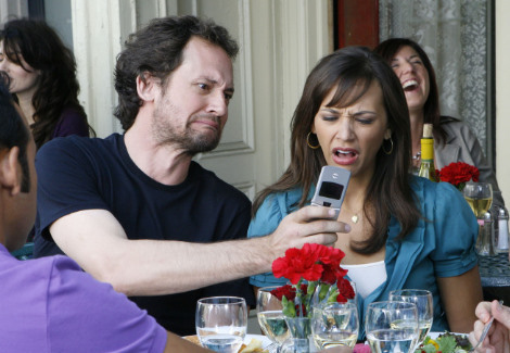 Still of Rashida Jones and Johnny Sneed in Unhitched (2008)