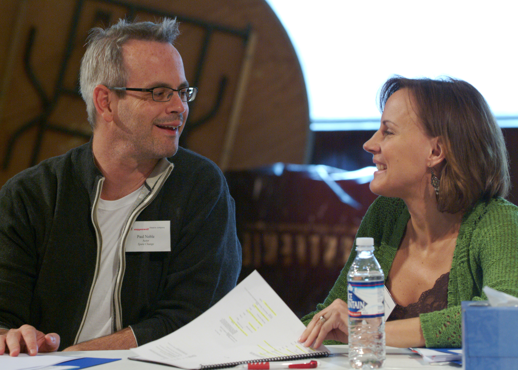 Rehearsal photo from SPARE CHANGE at Steppenwolf Theatre