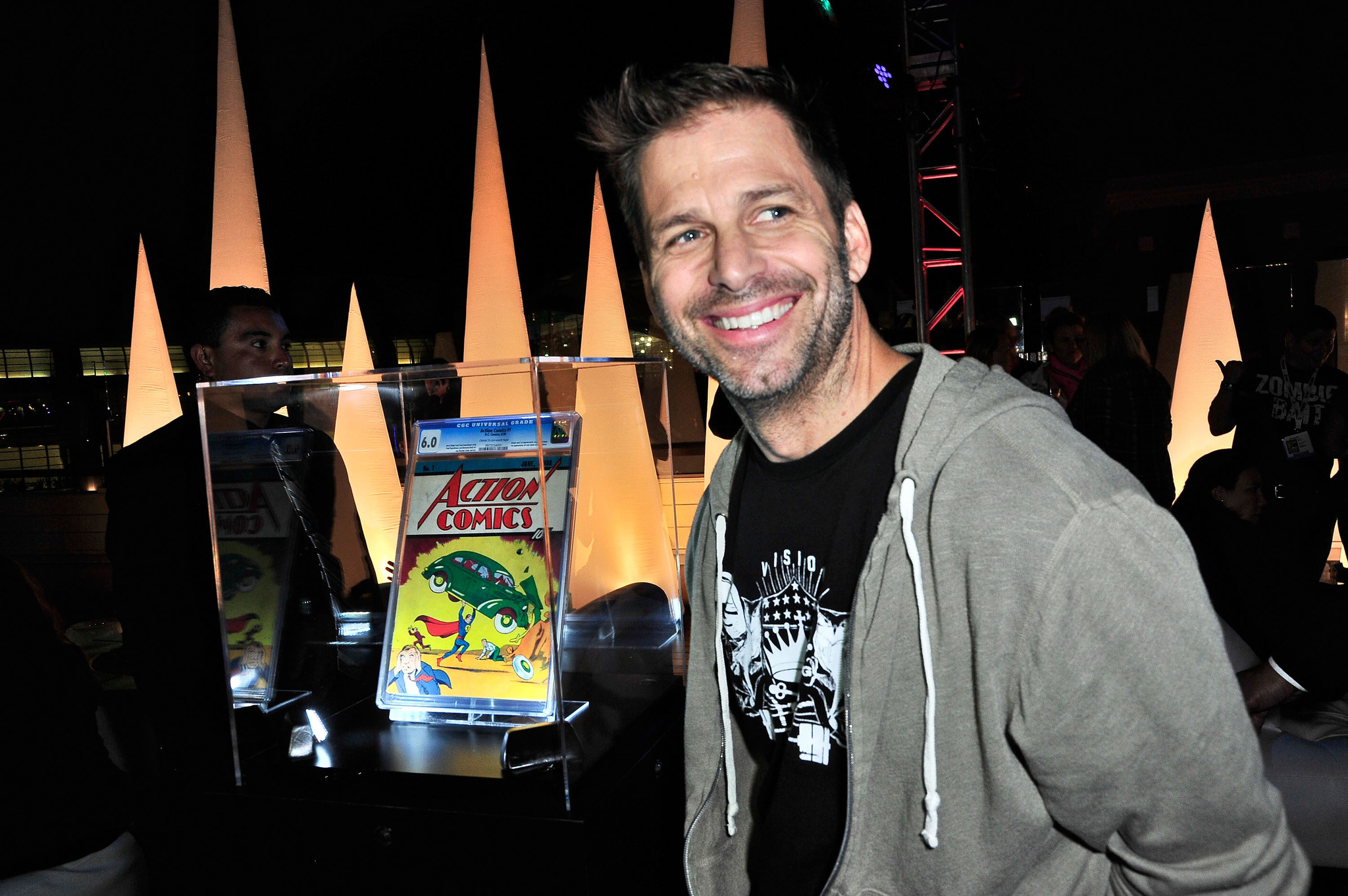 Zack Snyder at event of Zmogus is plieno (2013)