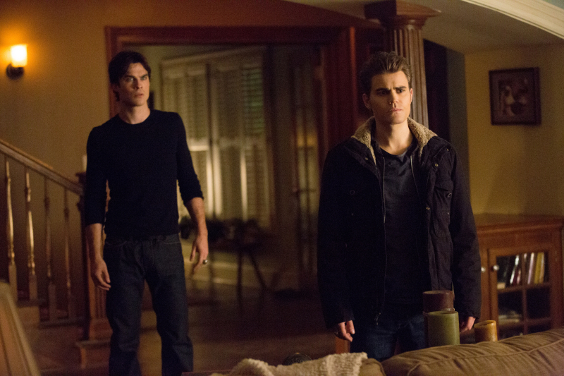 Still of Ian Somerhalder and Paul Wesley in Vampyro dienorasciai (2009)