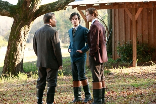 Still of James Remar, Ian Somerhalder and Paul Wesley in Vampyro dienorasciai (2009)