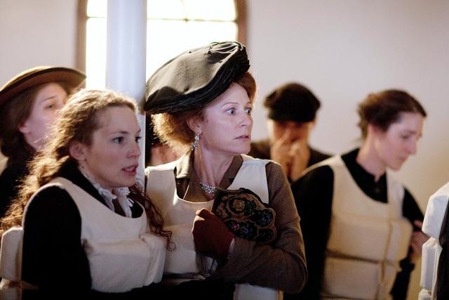 Still of Geraldine Somerville and Perdita Weeks in Titanic (2012)