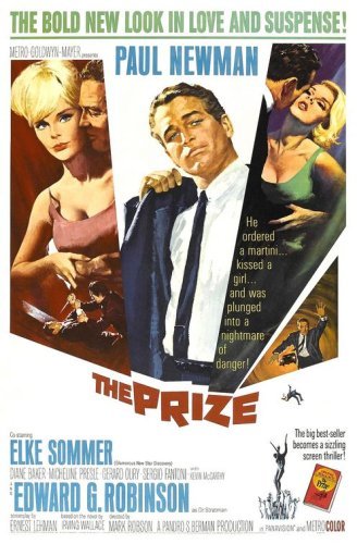 Paul Newman and Elke Sommer in The Prize (1963)