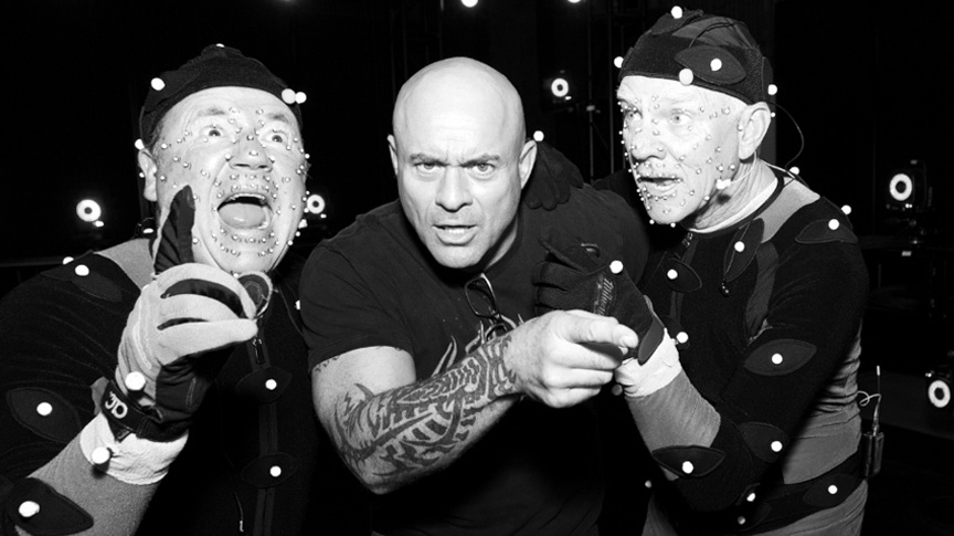 KillZone 3 shoot with Ray Winstone and Malcolm McDowell .