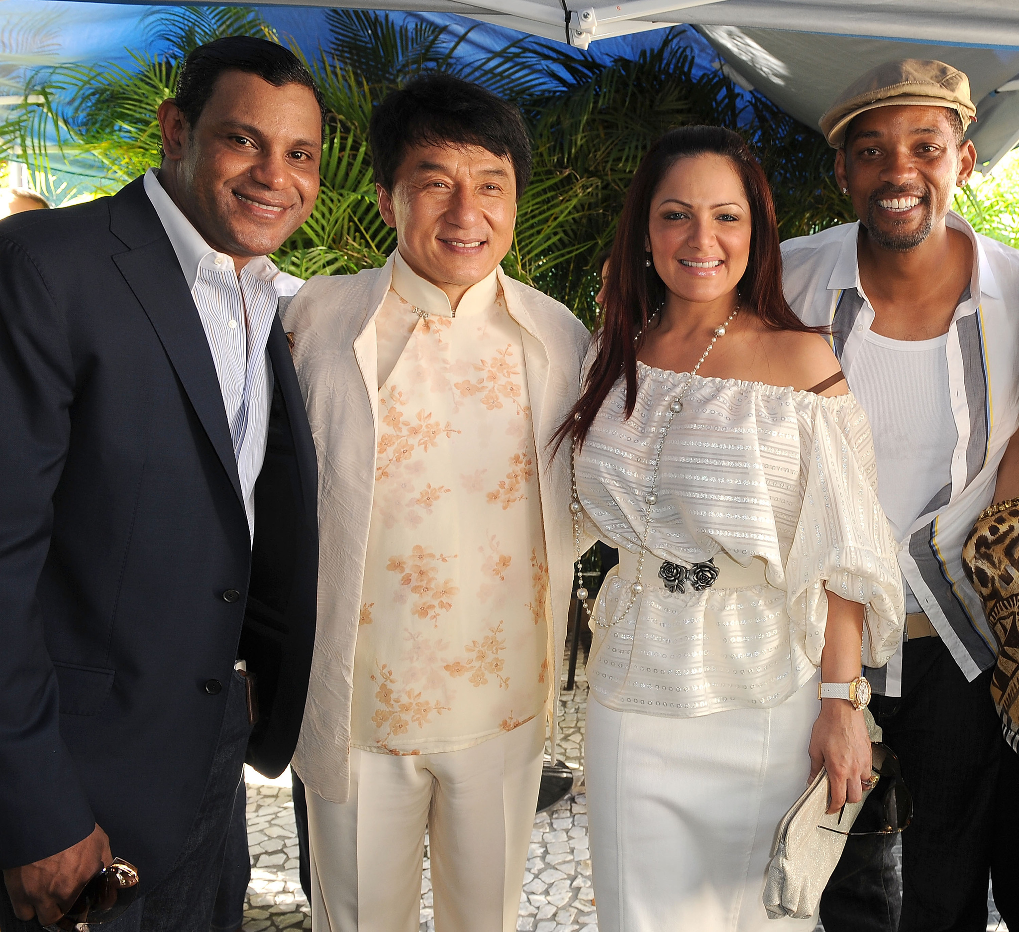 Will Smith, Jackie Chan and Sammy Sosa at event of The Karate Kid (2010)