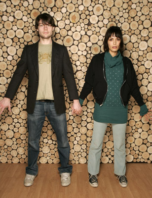 Patrick Fugit and Shannyn Sossamon at event of Wristcutters: A Love Story (2006)