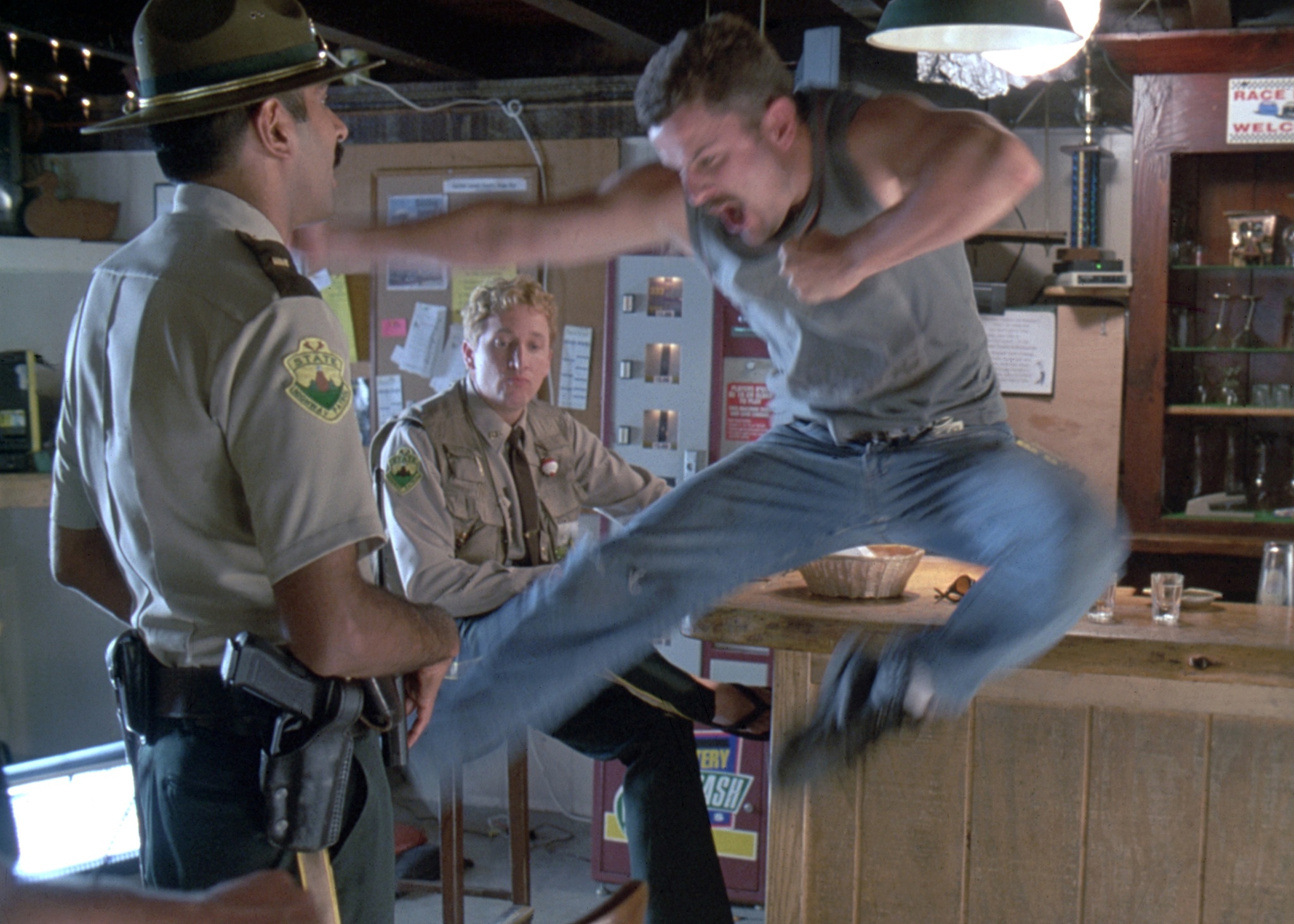 Still of Steve Lemme and Paul Soter in Super Troopers (2001)