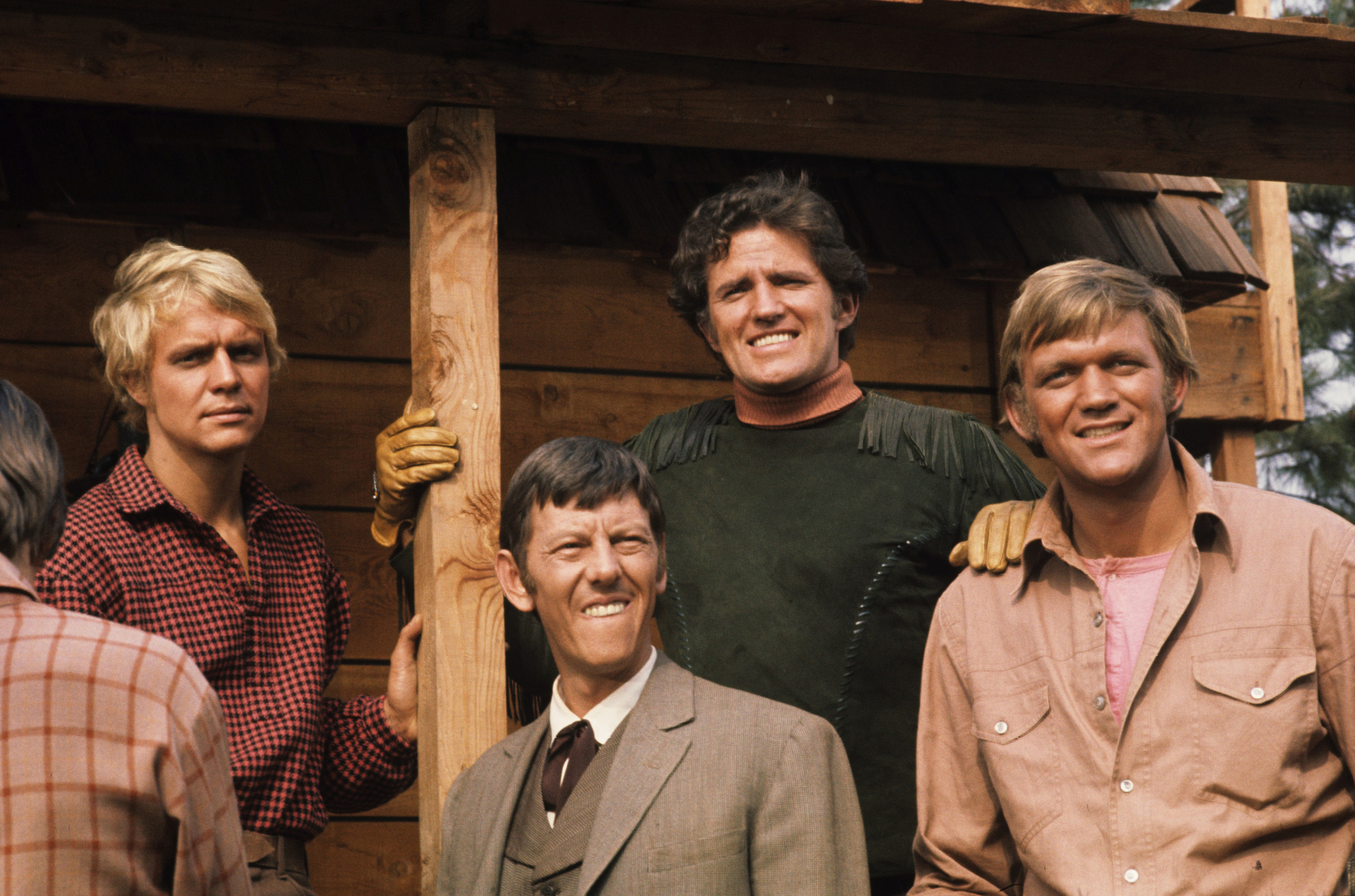 Still of Bo Svenson, Robert Brown, Hoke Howell and David Soul in Here Come the Brides (1968)