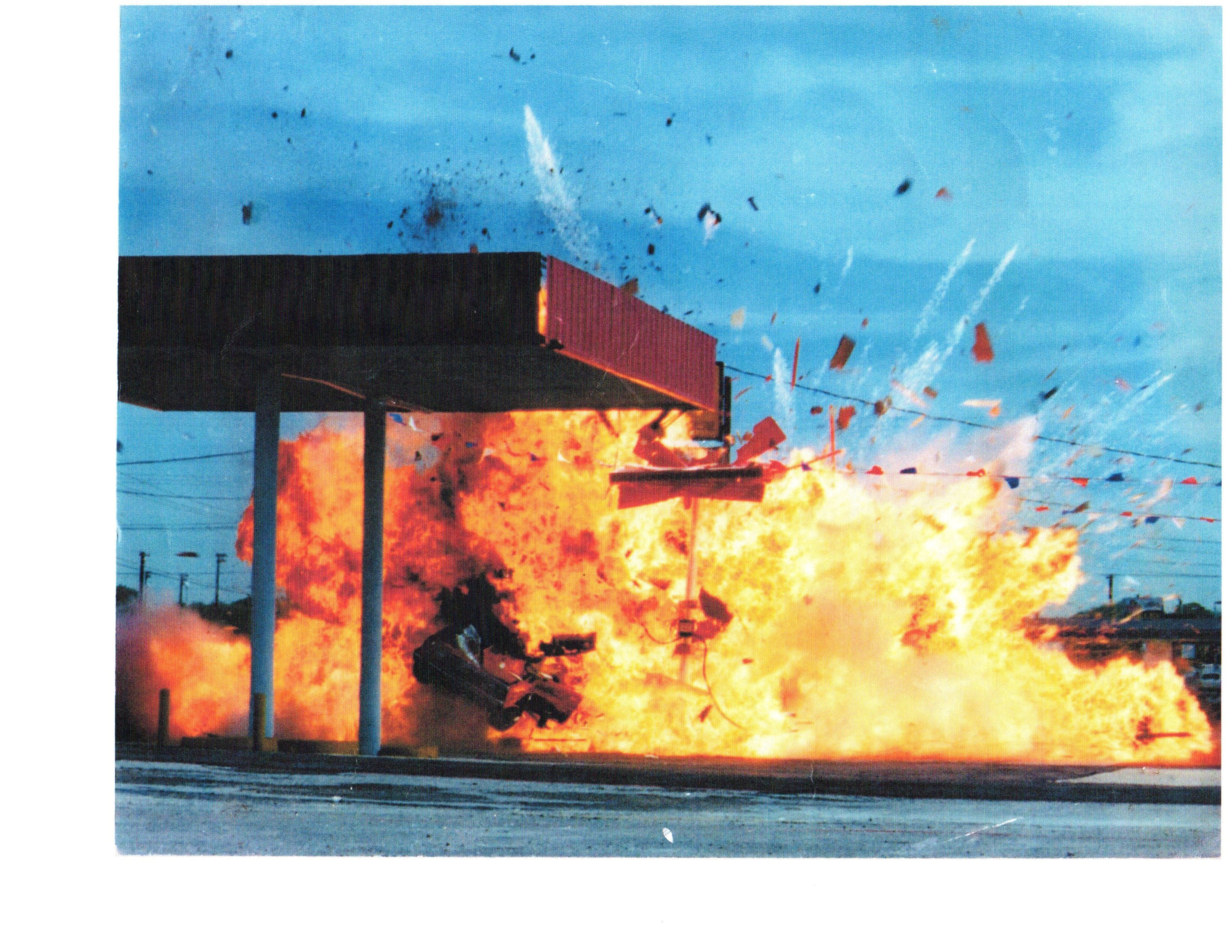 Gas Station Explosion on Walker Texas Rangers