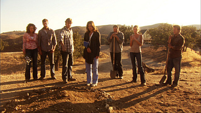 Brad Beyer, Clare Carey, Alicia Coppola, Richard Speight Jr., Bob Stephenson, Ashley Scott and Kenneth Mitchell in Dzerikas (2006)