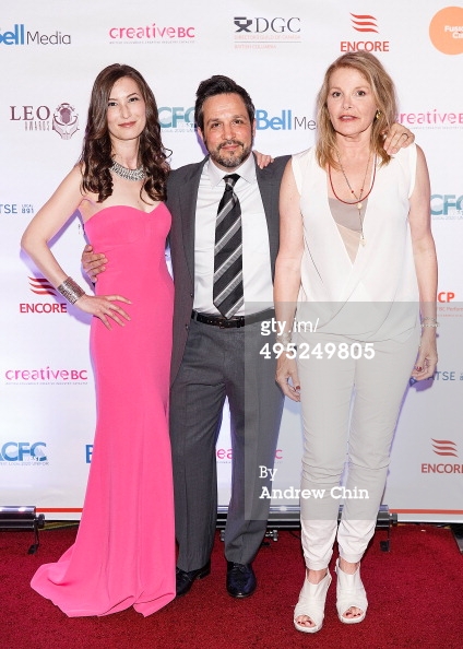 Jennifer Spence, husband Ben Ratner and Helen Shaver at the 2014 Leo Awards