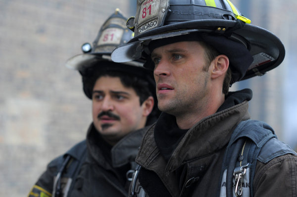 Still of Jesse Spencer and Yuri Sardarov in Chicago Fire (2012)