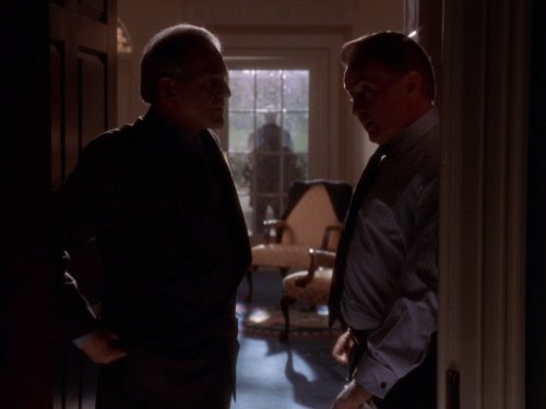 Still of Martin Sheen and John Spencer in The West Wing (1999)