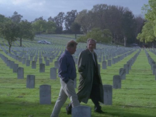 Still of Martin Sheen and John Spencer in The West Wing (1999)