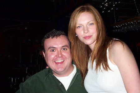 Jonathan Spencer & Laura Prepon at the cast party for Lightning Bug