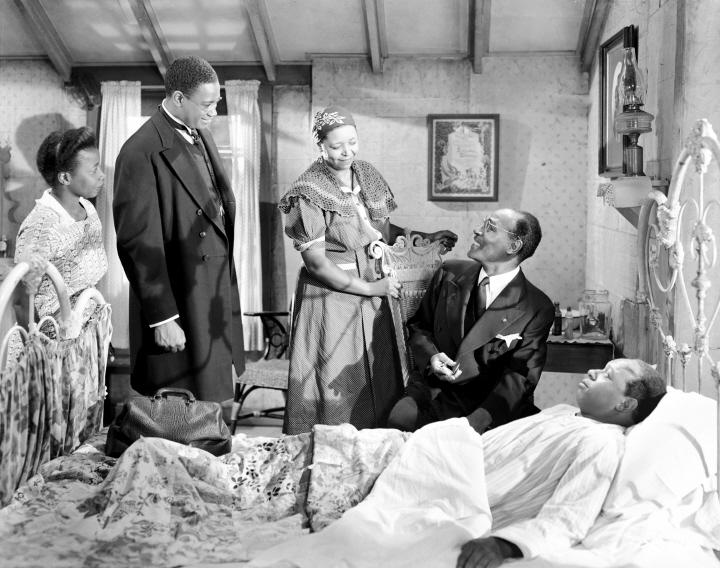 Still of Eddie 'Rochester' Anderson, Butterfly McQueen, Clinton Rosemond, Kenneth Spencer and Ethel Waters in Cabin in the Sky (1943)