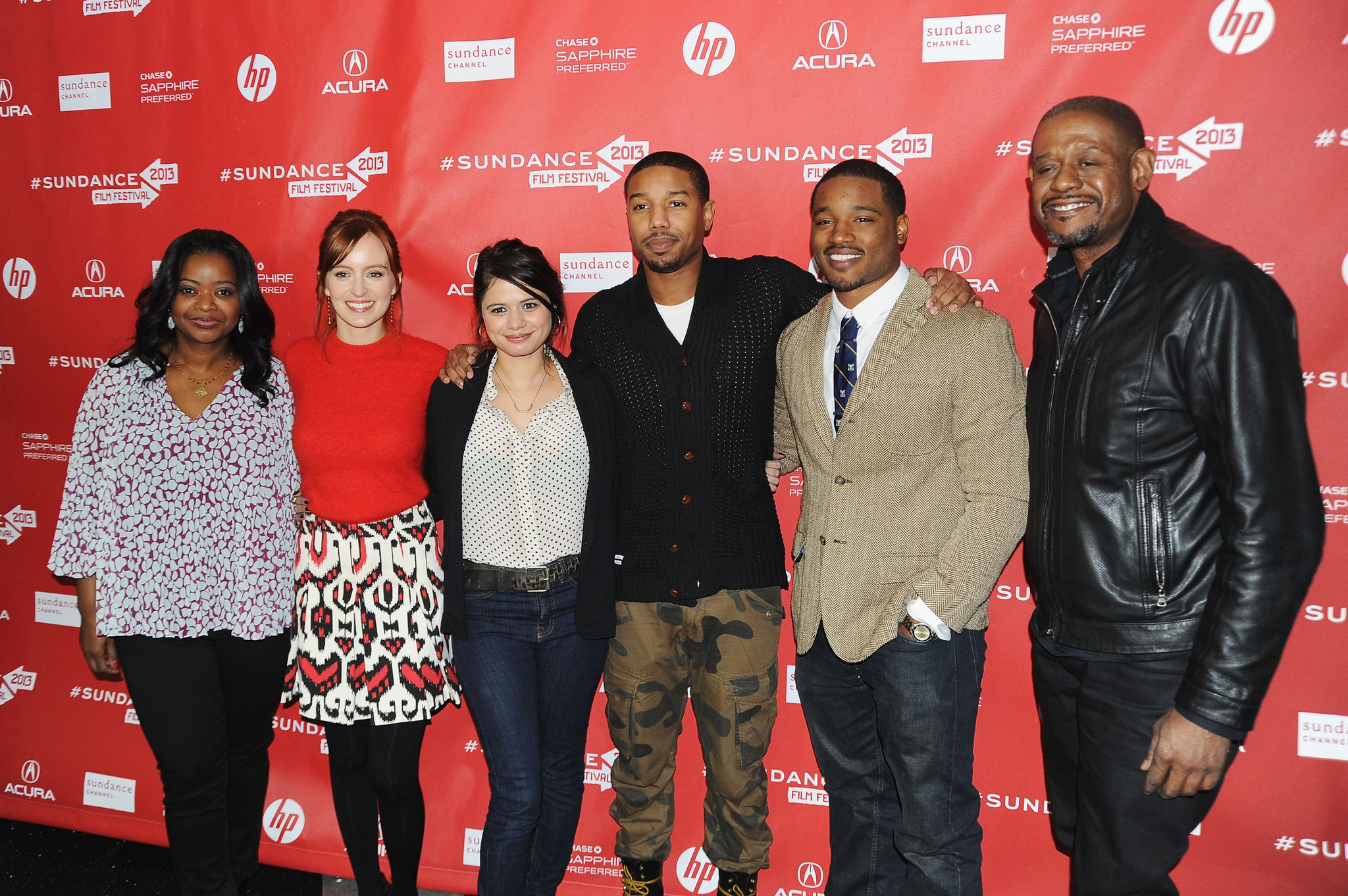 Forest Whitaker, Melonie Diaz, Octavia Spencer, Ahna O'Reilly and Ryan Coogler