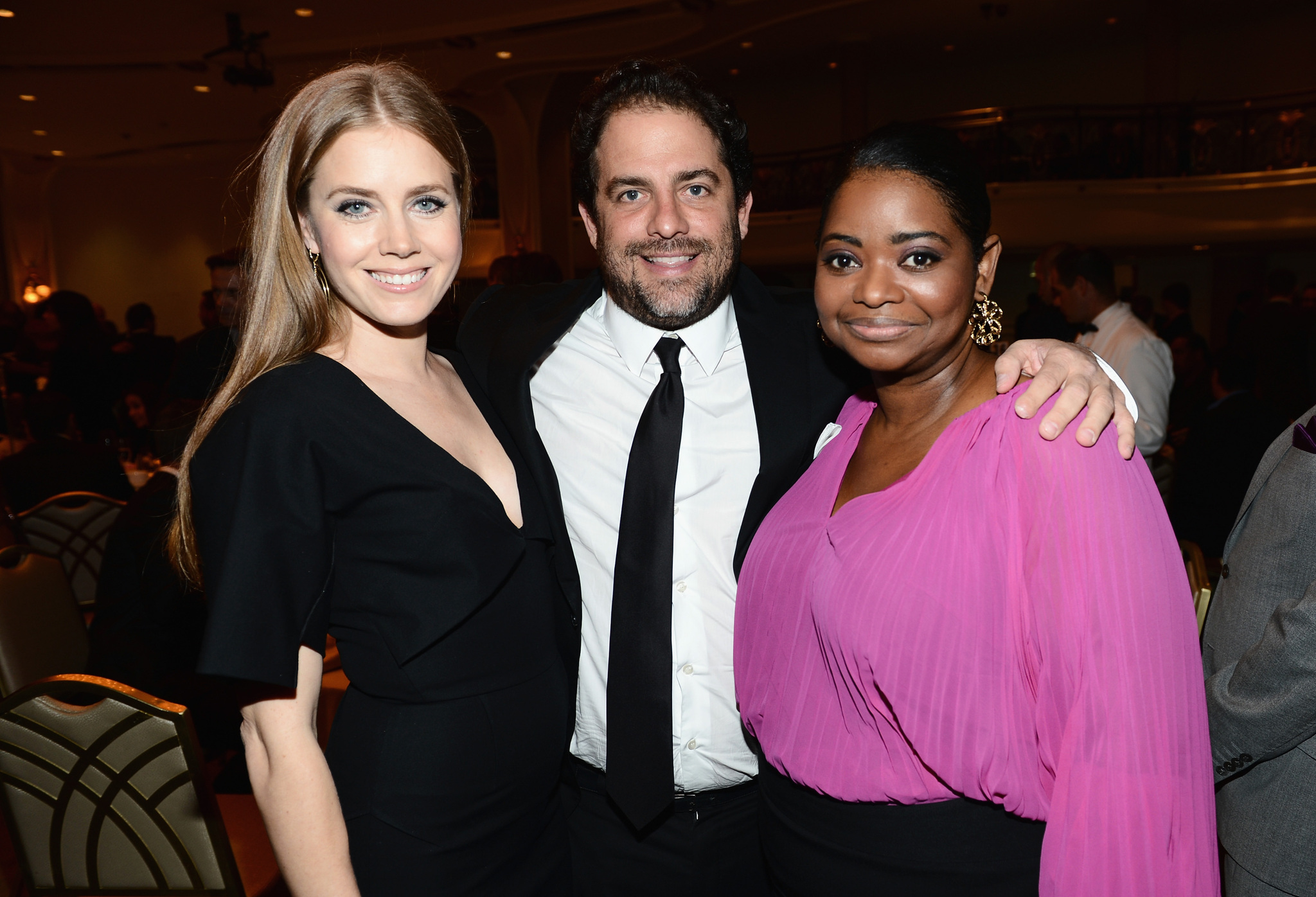 Amy Adams, Brett Ratner and Octavia Spencer