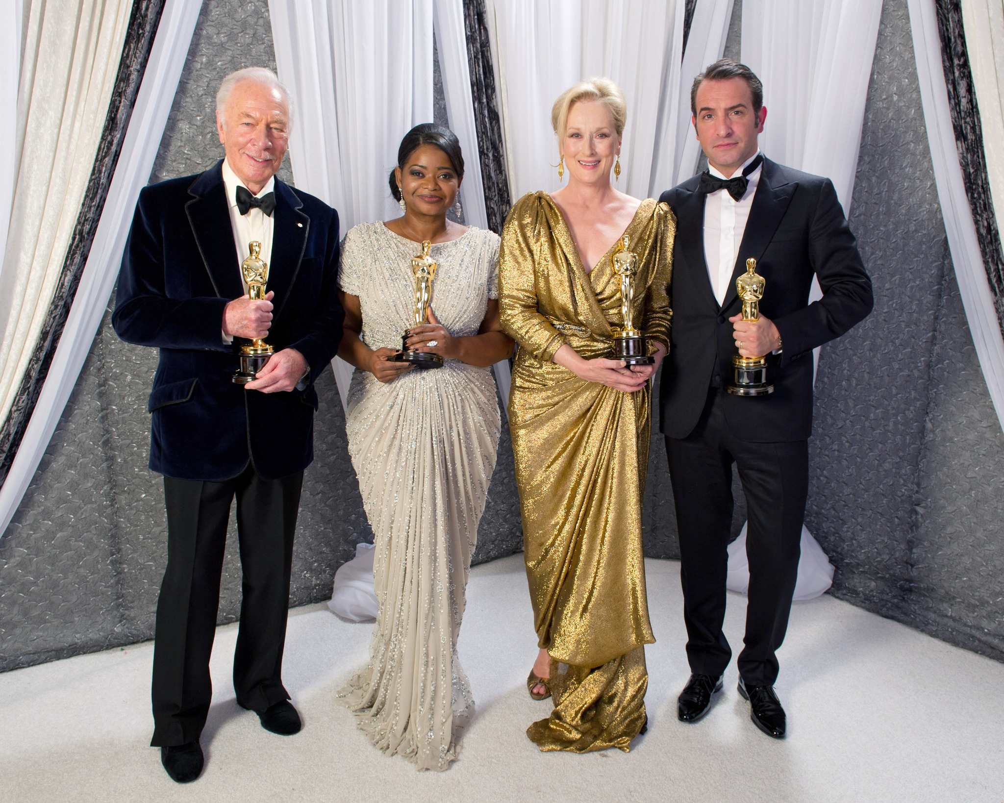 Meryl Streep, Christopher Plummer, Jean Dujardin and Octavia Spencer