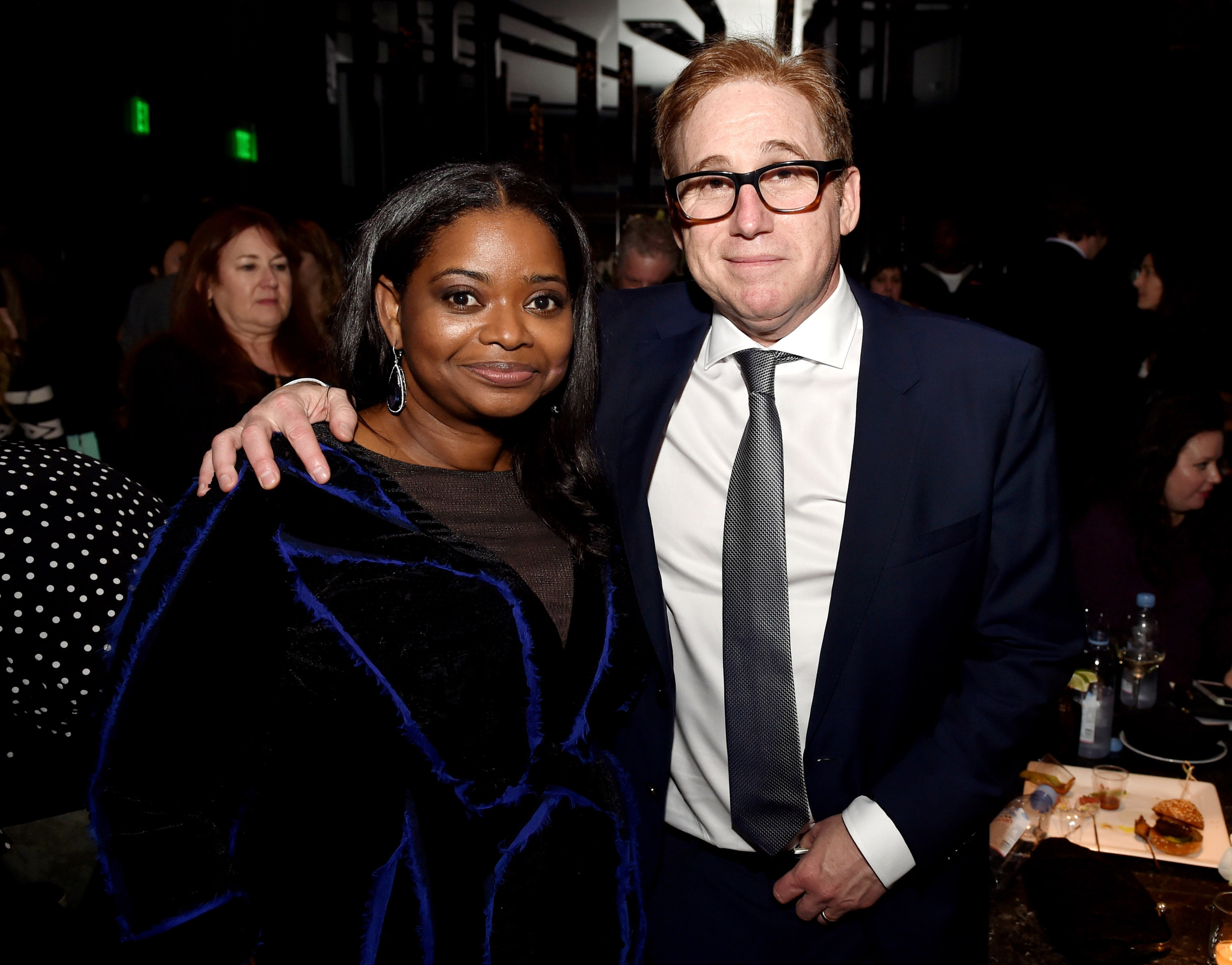 Mike Binder and Octavia Spencer at event of Black or White (2014)