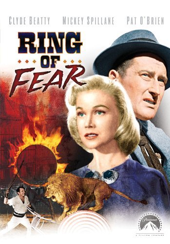 Clyde Beatty, Marian Carr and Mickey Spillane in Ring of Fear (1954)