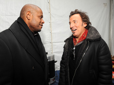 Forest Whitaker and Bruce Springsteen
