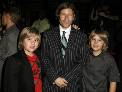 Crispin Glover, Cole Sprouse and Dylan Sprouse