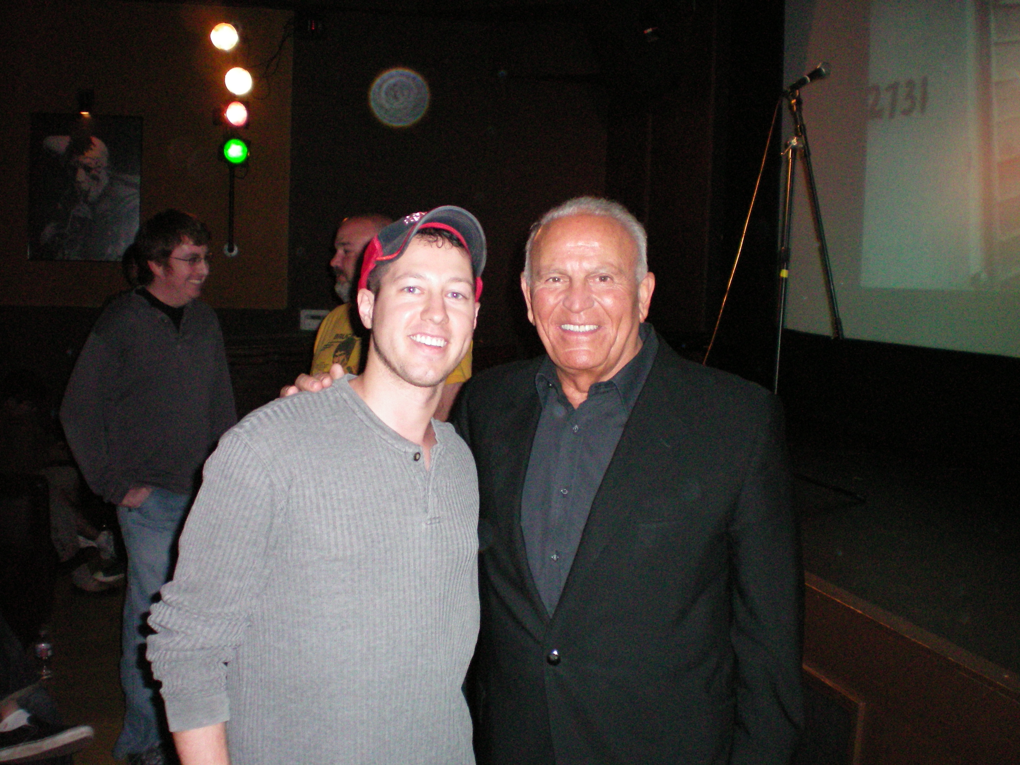 Eric Spudic with director Enzo Castellari.