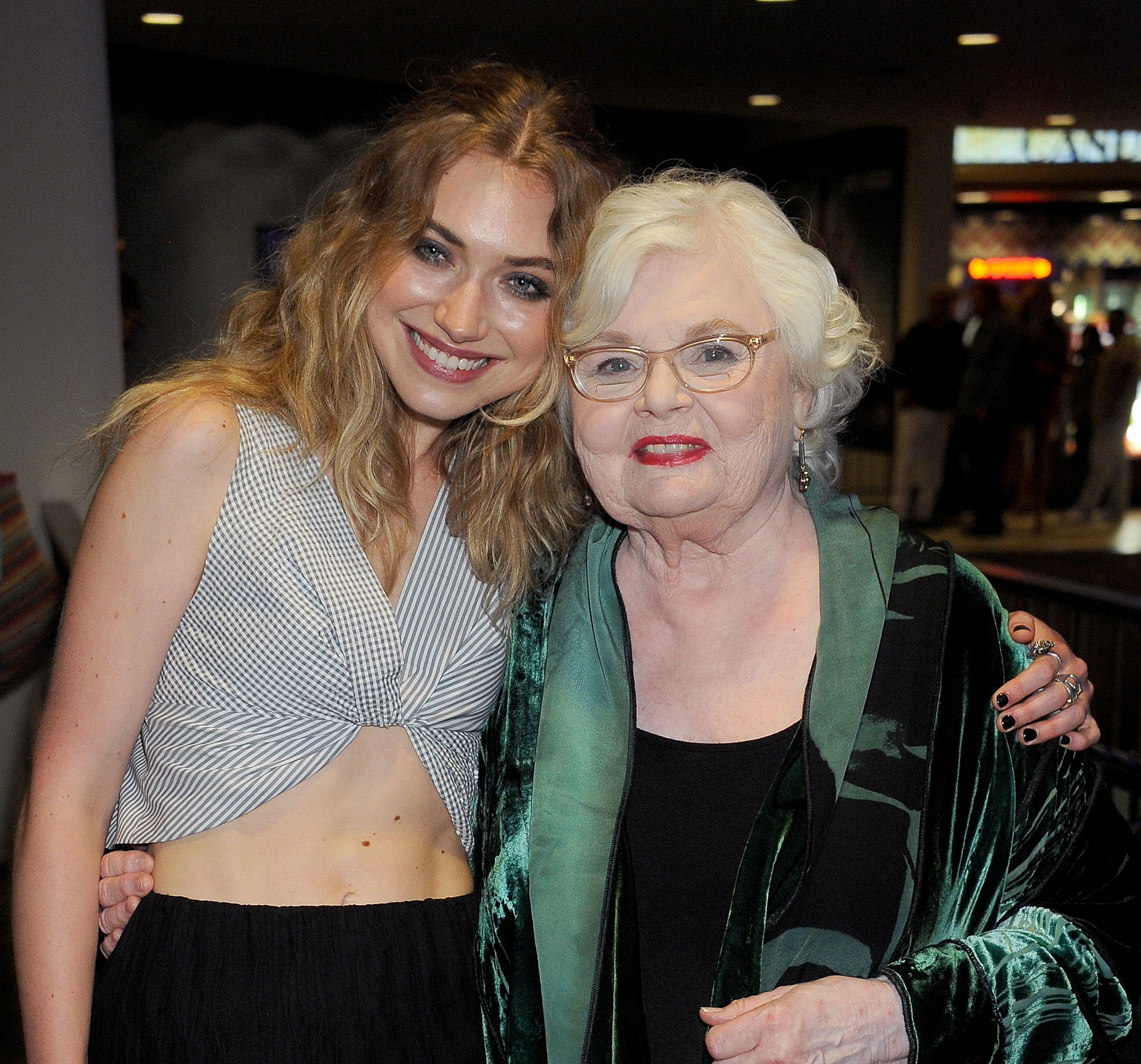 June Squibb and Imogen Poots at event of A Country Called Home (2015)