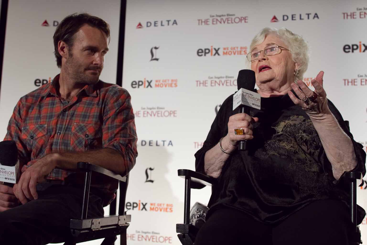 Will Forte and June Squibb at event of Nebraska (2013)