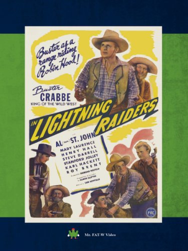 Budd Buster, John L. Cason, Buster Crabbe, I. Stanford Jolley and Al St. John in Lightning Raiders (1945)