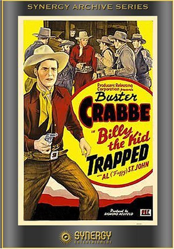 Buster Crabbe and Al St. John in Billy the Kid Trapped (1942)