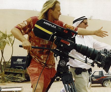 directing 2nd unit/operating 3rd camera in the Jordanian desert for Passion in the Desert.