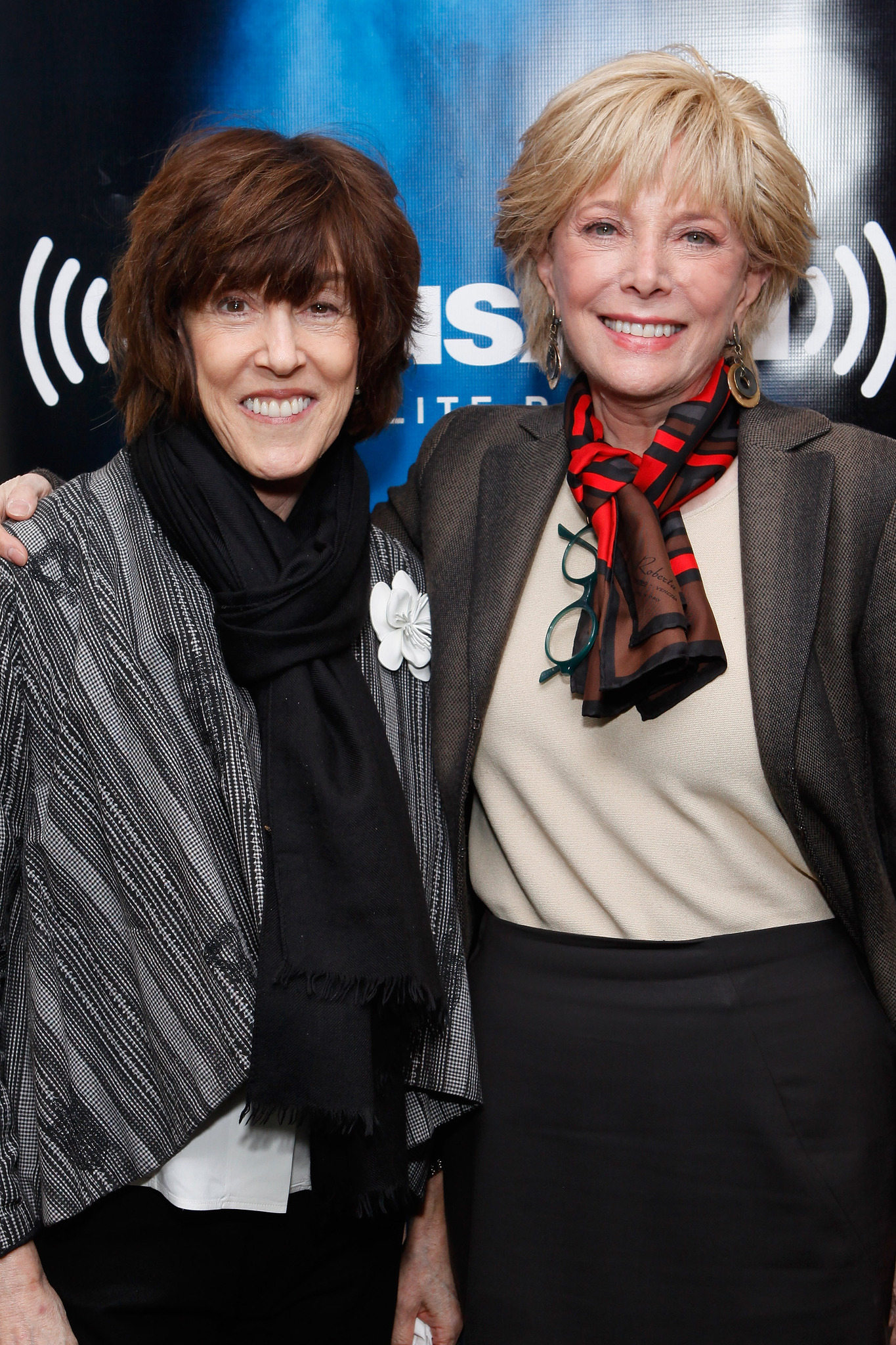 Nora Ephron and Lesley Stahl