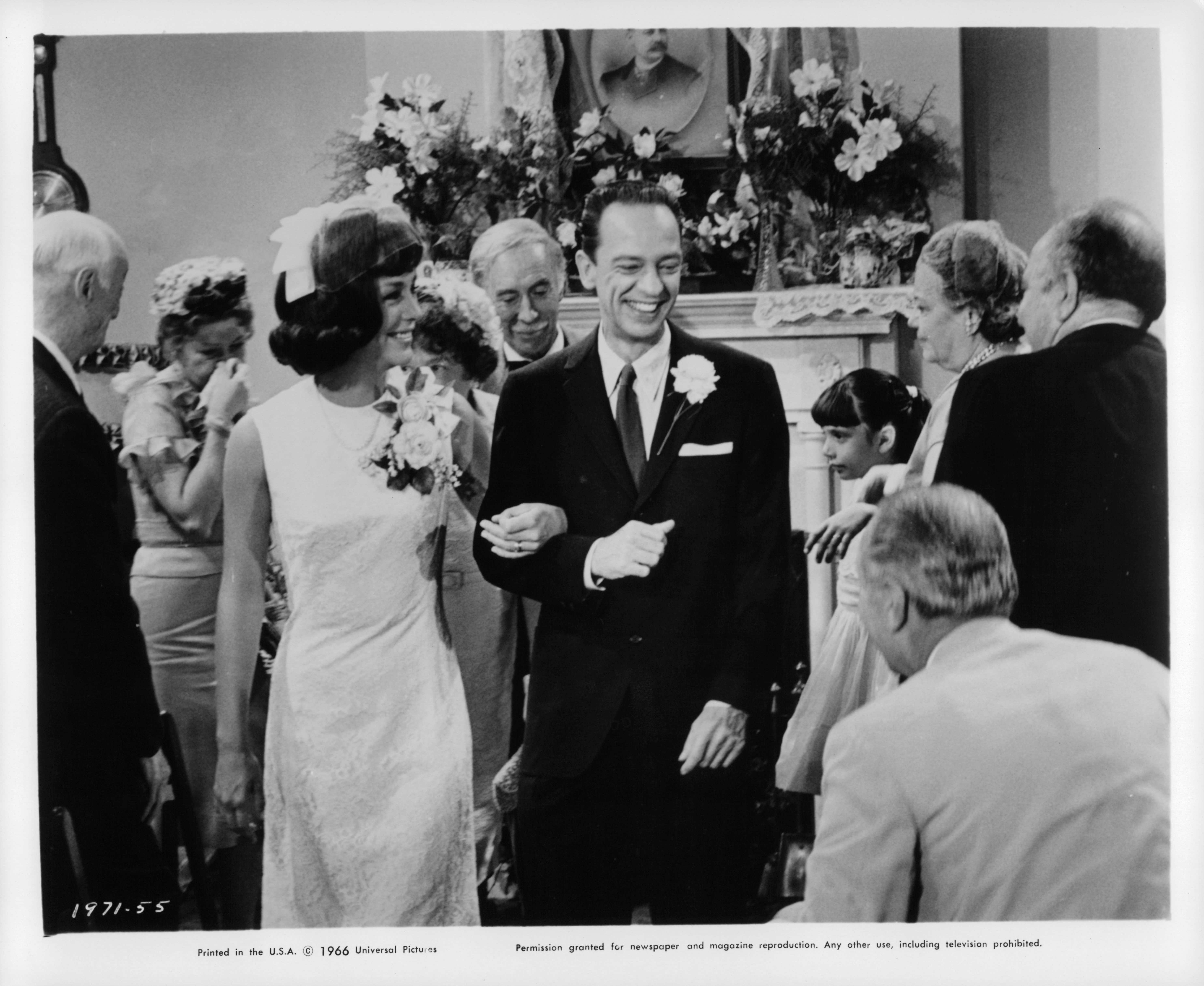 Still of Don Knotts and Joan Staley in The Ghost and Mr. Chicken (1966)