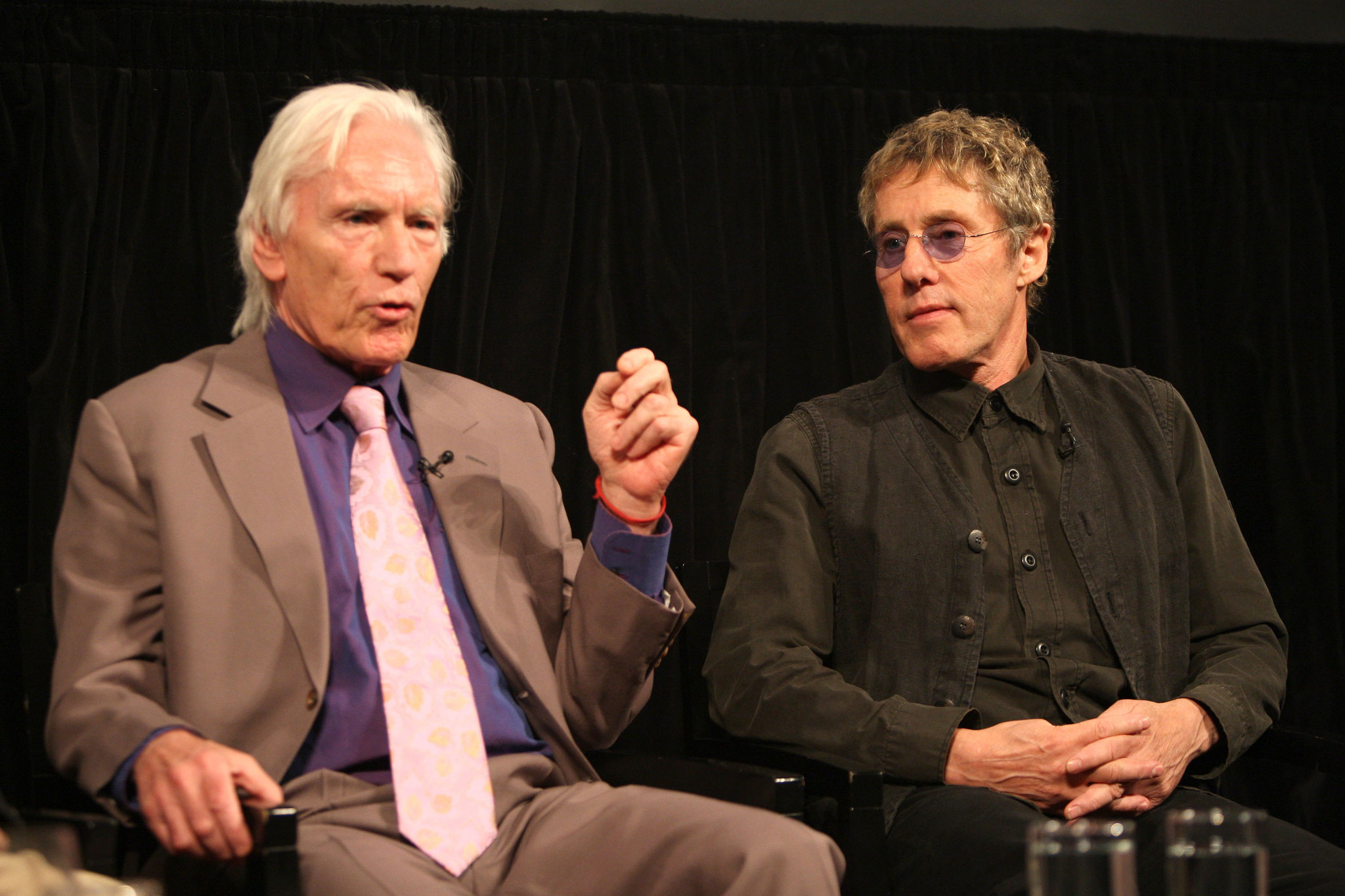 Roger Daltrey and Christopher Stamp