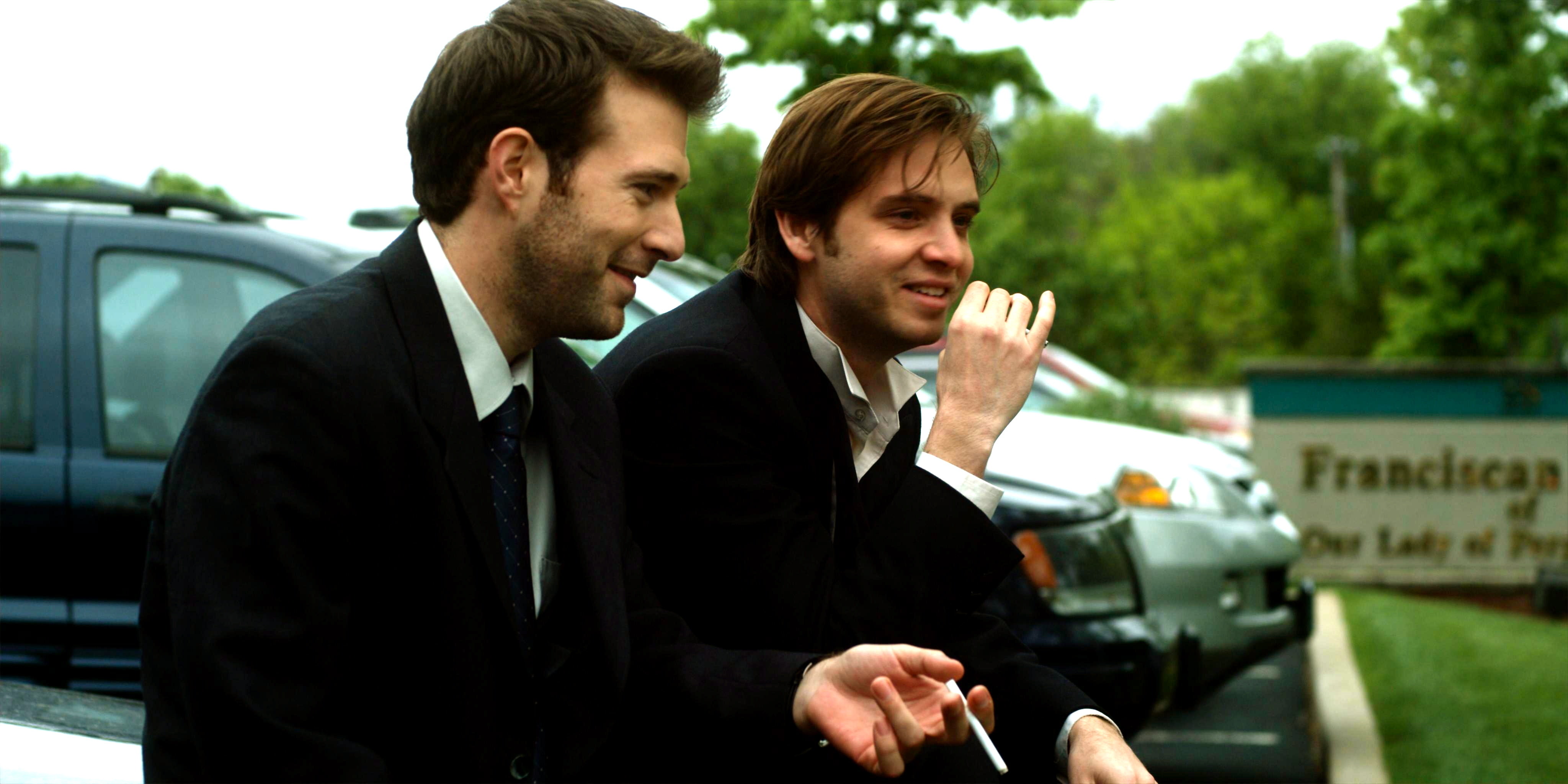 Aaron Stanford and Jacob Fishel in How I Got Lost (2009)