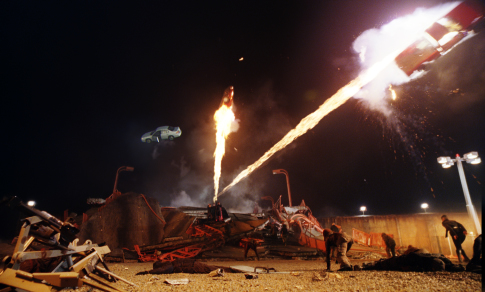 Still of Ian McKellen and Aaron Stanford in Iksmenai. Zutbutinis musis (2006)