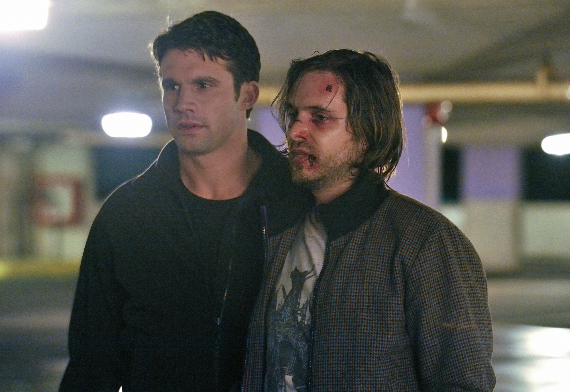 Still of Aaron Stanford and Dillon Casey in Nikita (2010)