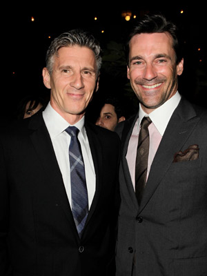 Christopher Stanley and Jon Hamm at event of Mad Men