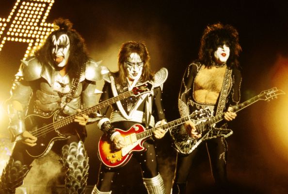 Gene Simmons, Ace Frehley and Paul Stanley