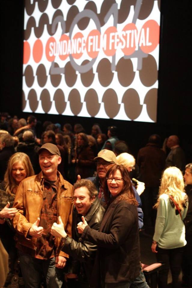 Wendy Snyder, Stephen Stanton, Jimmy Mac McInerny, Rick Fitts & Kathy Niewiehner after the Life Itself premiere at Sundance Film Festival (2014)