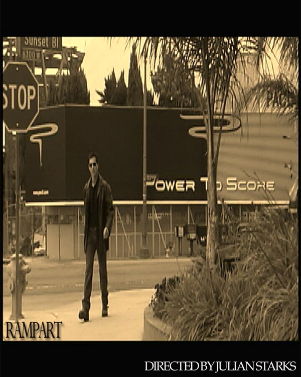 Poster of Julian's 'Rampart' short film.