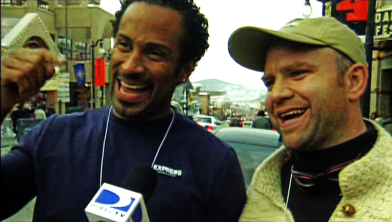 Julian and Bill give interview to Direct TV at Sundance.