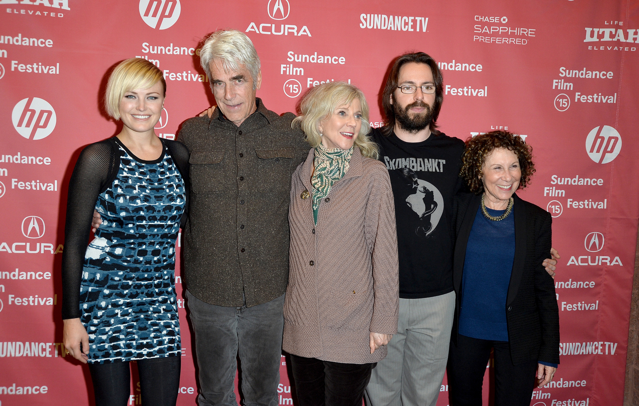 Sam Elliott, Blythe Danner, Malin Akerman, Rhea Perlman and Martin Starr at event of I'll See You in My Dreams (2015)