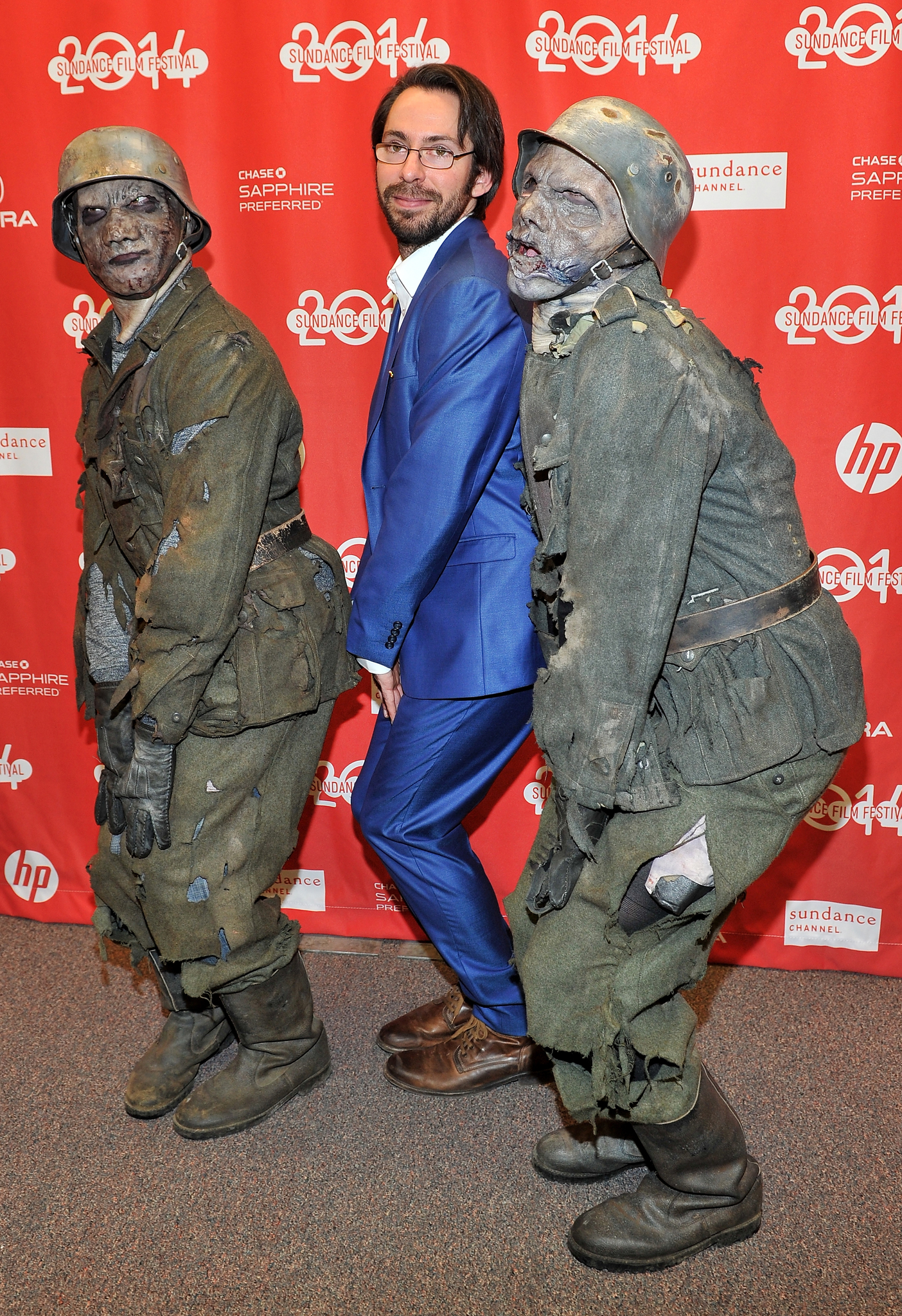 Martin Starr at event of Død snø 2 (2014)