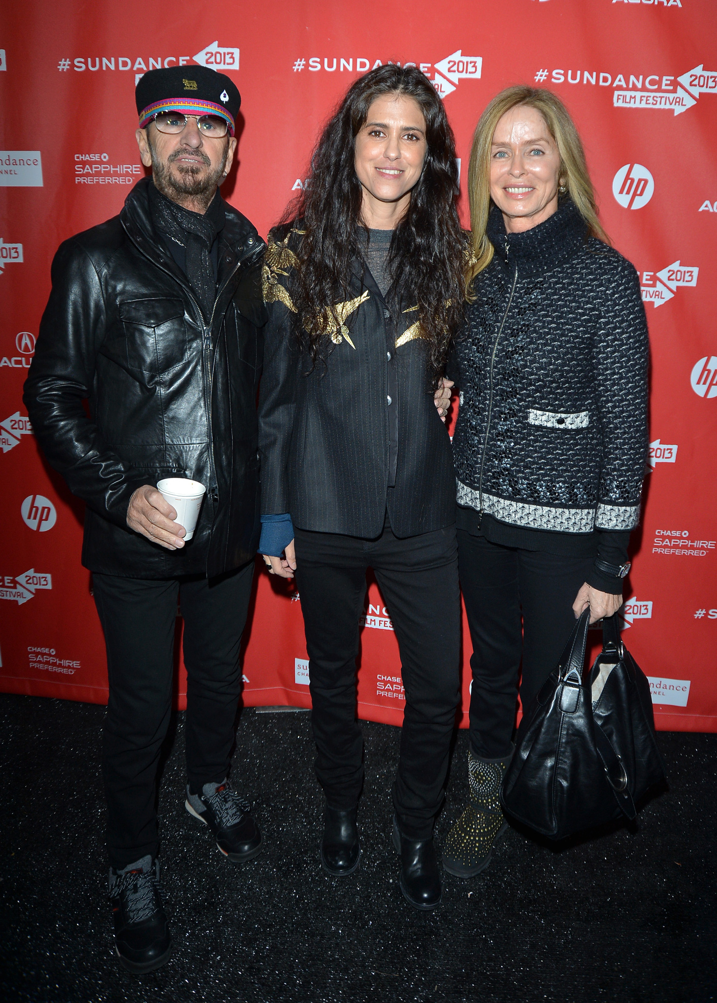 Barbara Bach, Ringo Starr and Francesca Gregorini at event of The Truth About Emanuel (2013)