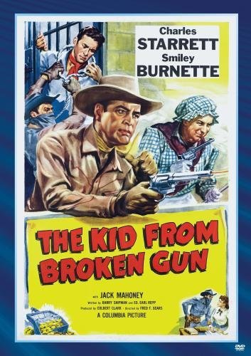 Smiley Burnette, Jock Mahoney and Charles Starrett in The Kid from Broken Gun (1952)