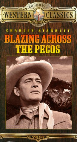 Charles Starrett in Blazing Across the Pecos (1948)